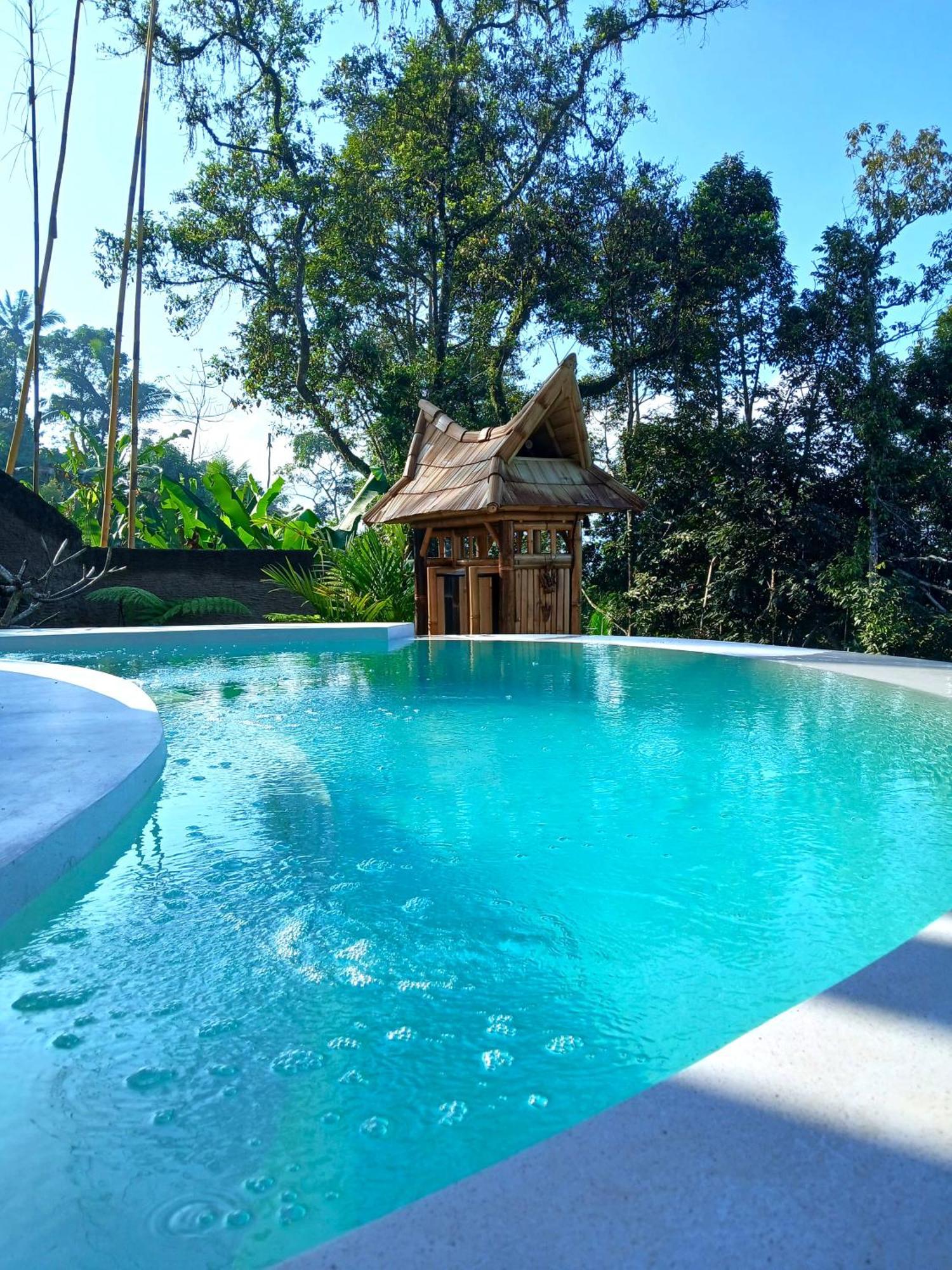 فيلا Danaswari Bali Bamboo House Selat المظهر الخارجي الصورة